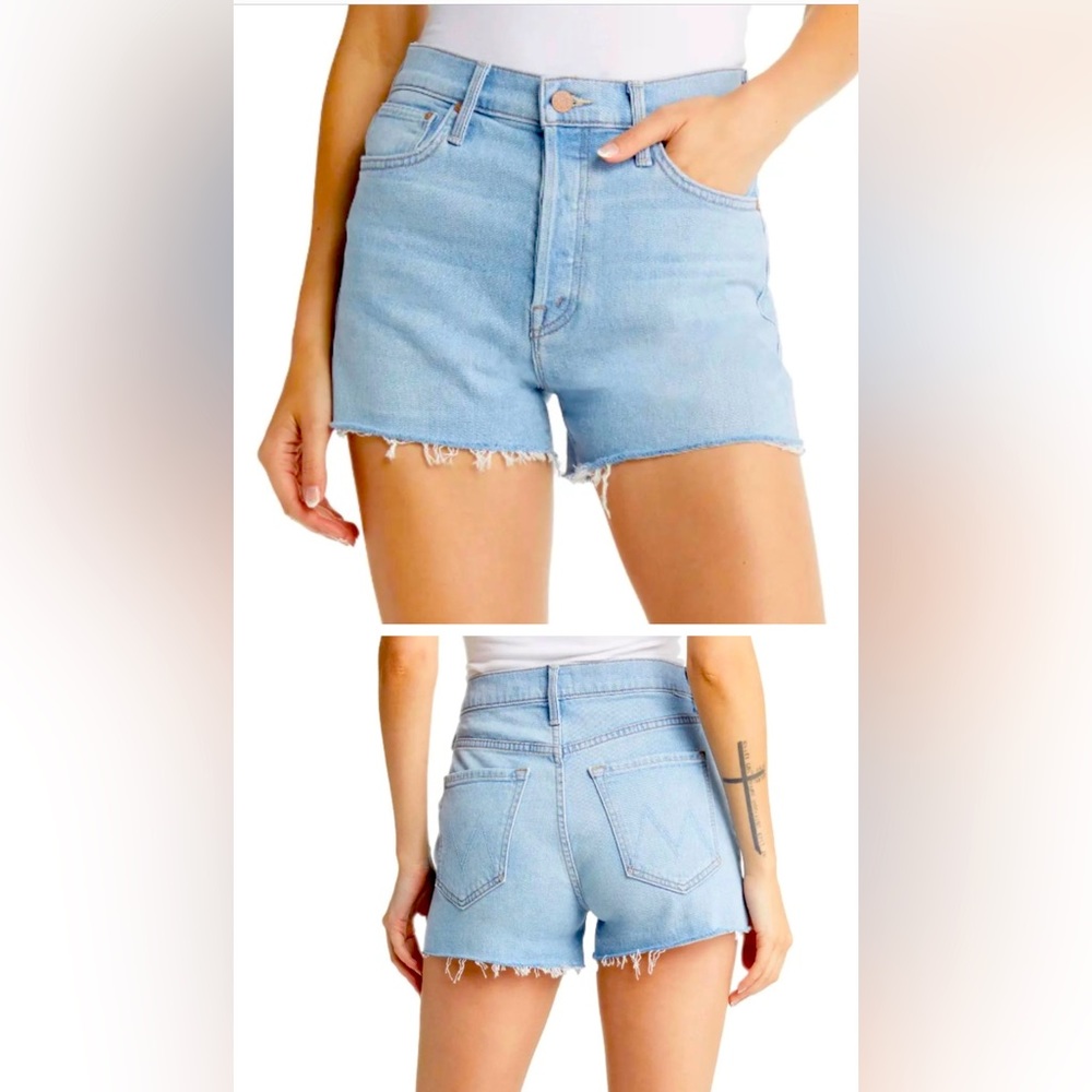 Mother The Scrapper Cut Off Fray Shorts - Mentally Elsewhere - 27